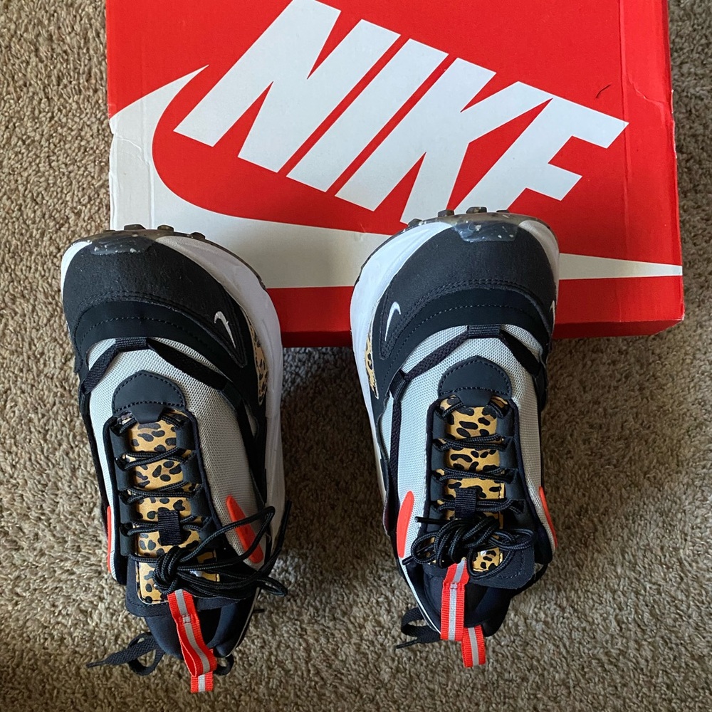 Nike Air Black and Teal Sneakers